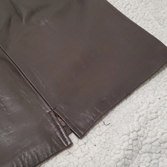Genuine Soft Leather Pencil Skirt - Picture 5 of 8